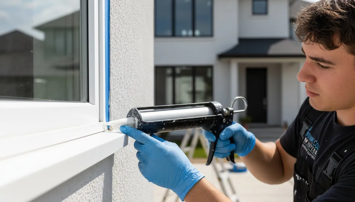 Professional caulking and sealing on coastal home exterior in Saint Petersburg, FL