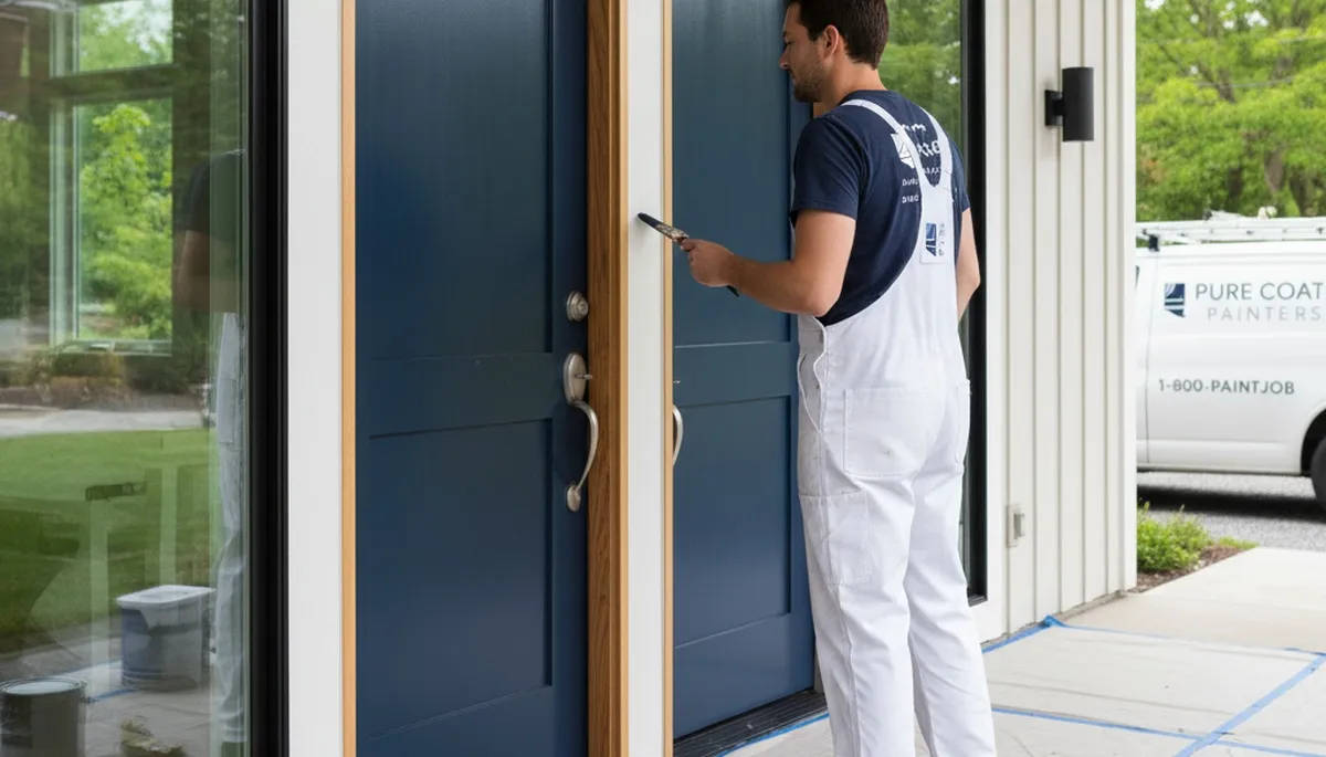 Professional door painting and refinishing in Saint Petersburg, FL for durable coastal home finishes