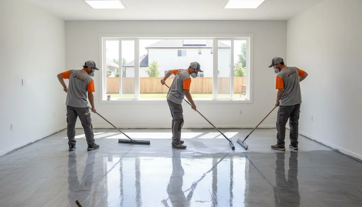 Professional epoxy garage floor coating in Saint Petersburg FL by local house painting experts