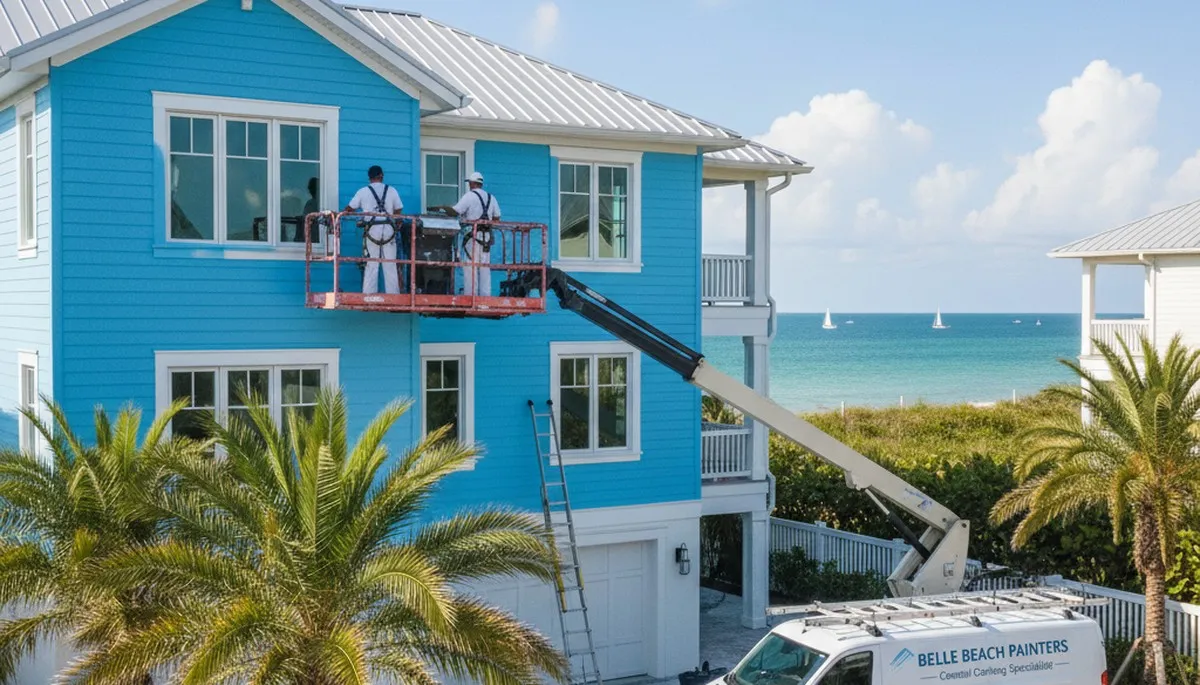 Professional house painting service in Saint Petersburg FL by local residential painting experts