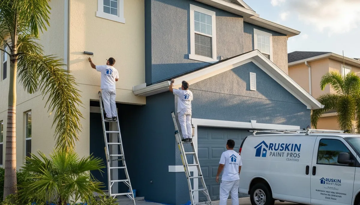 Professional house painters in Saint Petersburg FL providing expert residential painting services