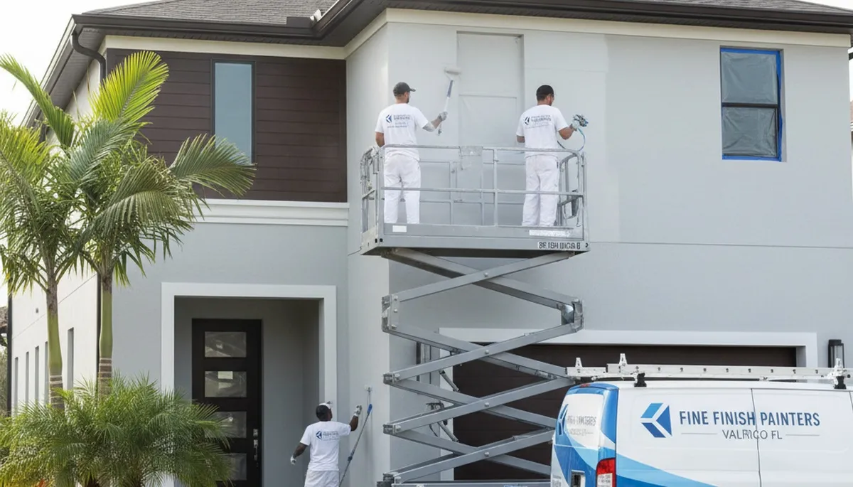 Professional house painters in Saint Petersburg FL providing expert residential exterior painting services
