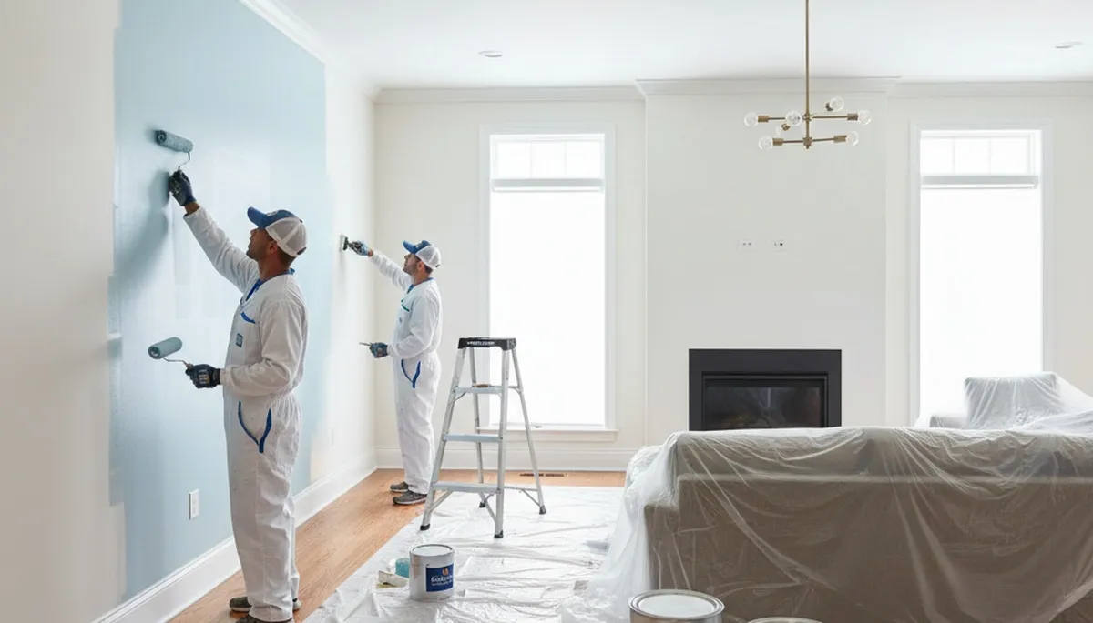 Professional interior house painting in Saint Petersburg, FL with expert color and smooth wall finishes